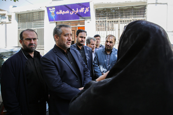  بازدید فرماندار از معین اقتصادی شهرستان مشهد 