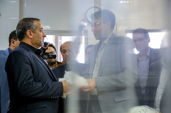  بازدید فرماندار از معین اقتصادی شهرستان مشهد 