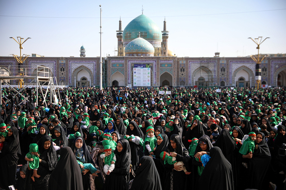 اجتماع عظیم شیرخوارگان حسینی در حرم مطهر امام رضا (ع)