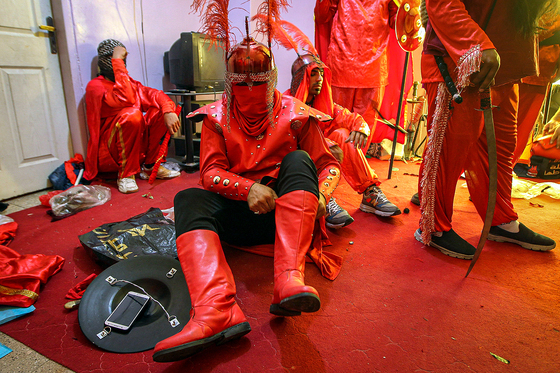 مراسم خیمه سوزان در شهرک شهید بهشتی