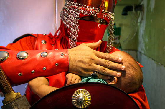 مراسم خیمه سوزان در شهرک شهید بهشتی