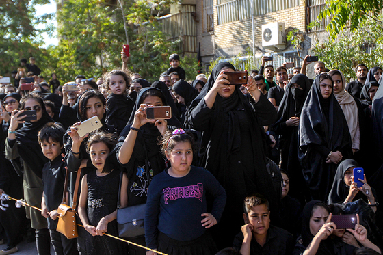مراسم خیمه سوزان در شهرک شهید بهشتی