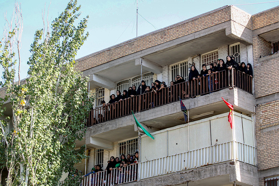 مراسم خیمه سوزان در شهرک شهید بهشتی