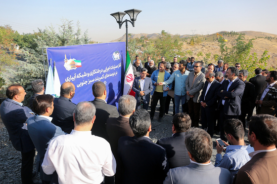 آغاز عملیات اجرایی توسعه درختکاری و شبکه آبیاری در عرصه‎های کمربند سبز جنوبی