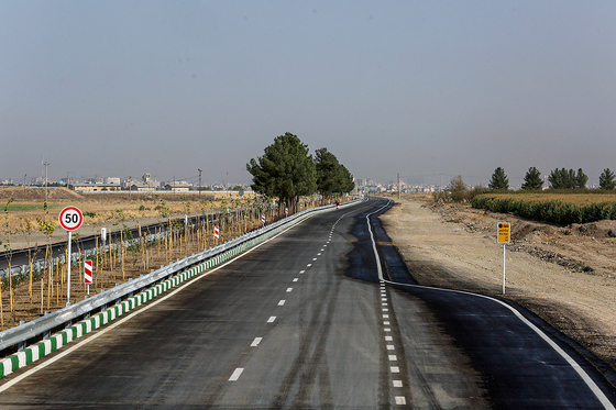 مراسم بازگشایی محور محمدآباد