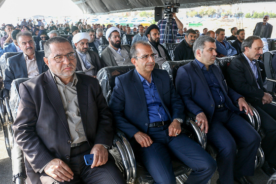 مراسم بازگشایی محور محمدآباد