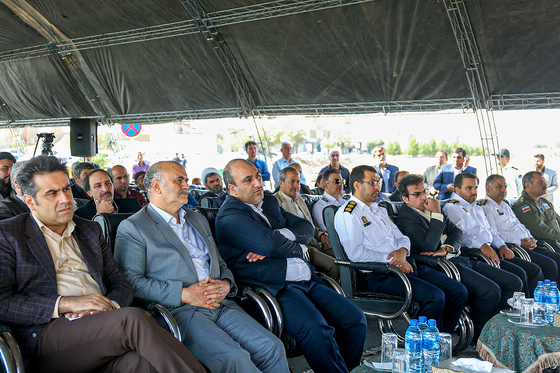 مراسم بازگشایی محور محمدآباد