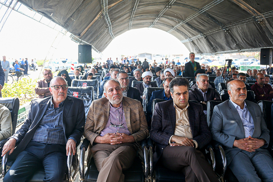 مراسم بازگشایی محور محمدآباد