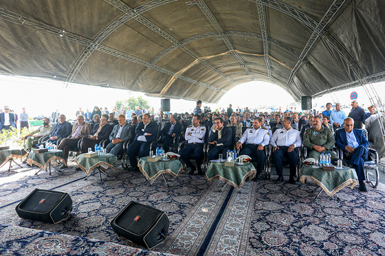 مراسم بازگشایی محور محمدآباد