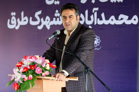 مراسم بازگشایی محور محمدآباد