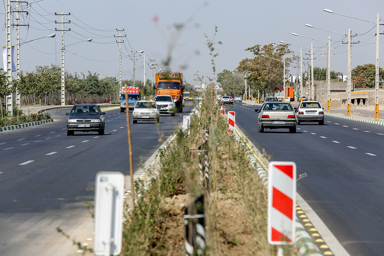 مراسم بازگشایی محور محمدآباد