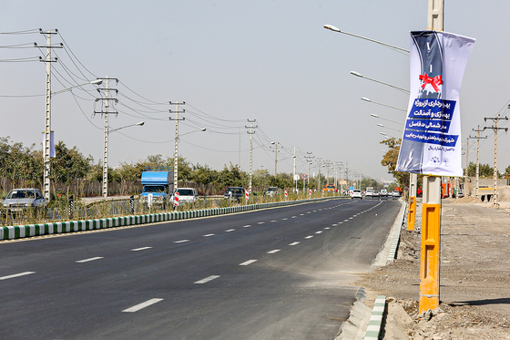 مراسم بازگشایی محور محمدآباد
