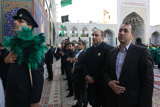 مراسم اذن خدمت اربعین کاروان خدام الحسین (ع)