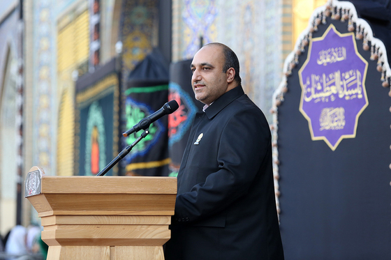 مراسم اذن خدمت اربعین کاروان خدام الحسین (ع)