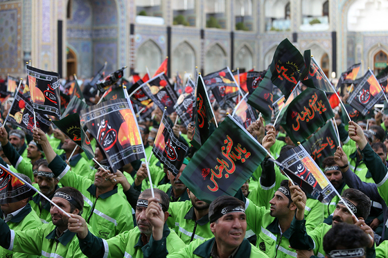 مراسم اذن خدمت اربعین کاروان خدام الحسین (ع)