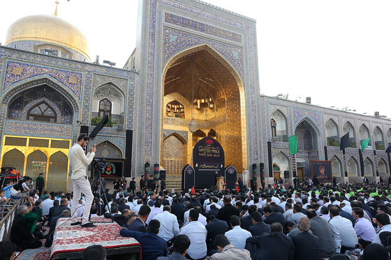 مراسم اذن خدمت اربعین کاروان خدام الحسین (ع)