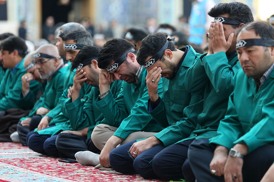 مراسم اذن خدمت اربعین کاروان خدام الحسین (ع)