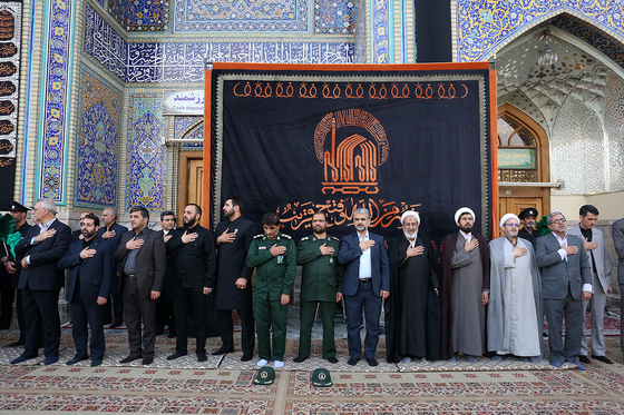 مراسم اذن خدمت اربعین کاروان خدام الحسین (ع)