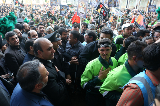 مراسم اذن خدمت اربعین کاروان خدام الحسین (ع)