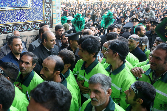 مراسم اذن خدمت اربعین کاروان خدام الحسین (ع)