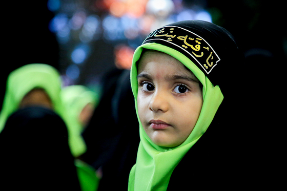 اجتماع دختربچه های سه ساله در جامعه الحسین