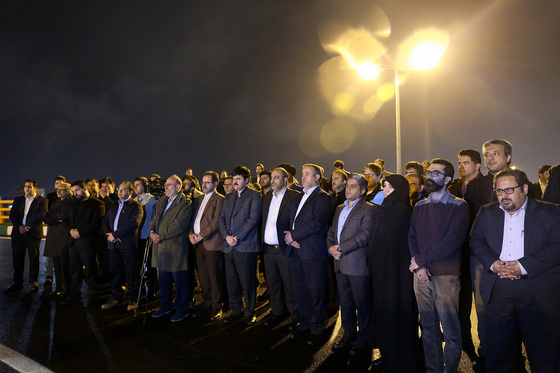  افتتاح دوربرگردان غیر همسطح آیت الله هاشمی رفسنجانی