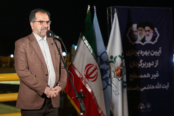  افتتاح دوربرگردان غیر همسطح آیت الله هاشمی رفسنجانی