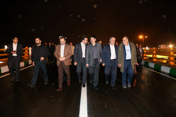  افتتاح دوربرگردان غیر همسطح آیت الله هاشمی رفسنجانی