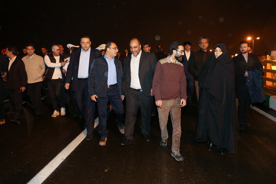  افتتاح دوربرگردان غیر همسطح آیت الله هاشمی رفسنجانی