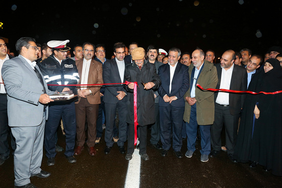  افتتاح دوربرگردان غیر همسطح آیت الله هاشمی رفسنجانی