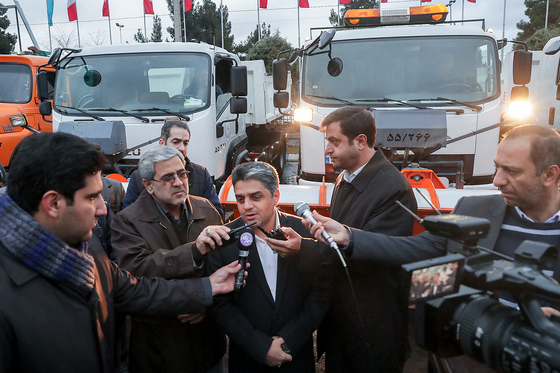 مانور عملیات زمستانی شهرداری مشهد‎