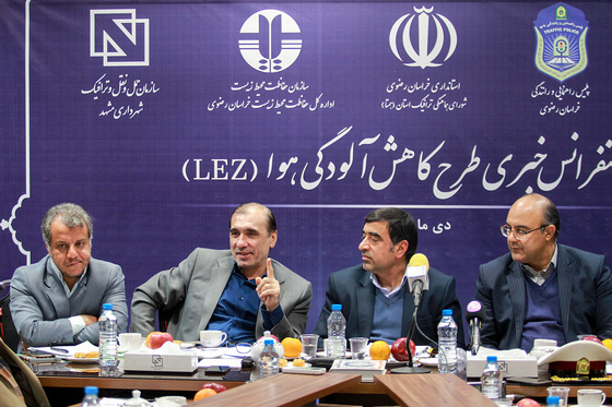 کنفرانس خبری طرح کاهش آلودگی هوا (LEZ)