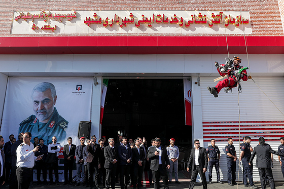 بهره‌برداری از پنجاهمین ایستگاه آتش نشانی مشهد