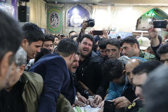 تشییع شهید مرزبانی در مشهد