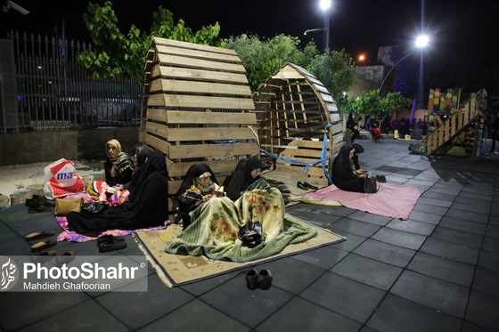مراسم احیاء شب ۲۱ رمضان در خیابان های شهر