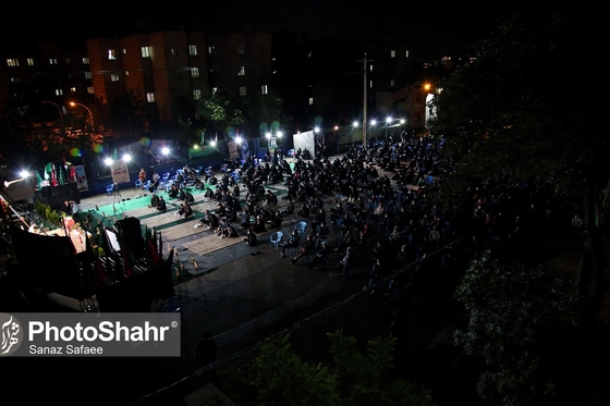 مراسم احیاء شب 23 رمضان در خیابان های شهر