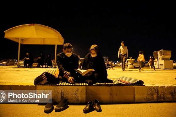 مراسم احیاء شب 23 رمضان در خیابان های شهر