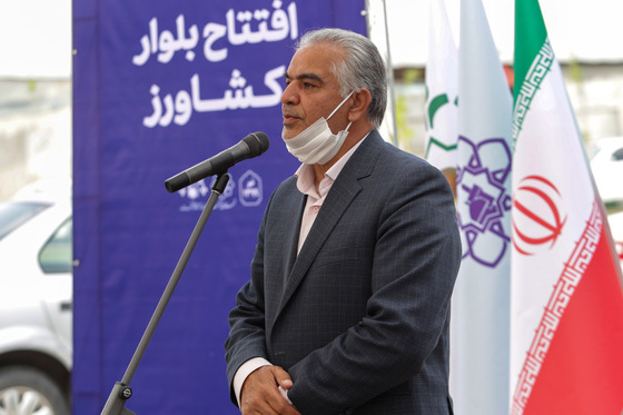 افتتاح بلوار کشاورز