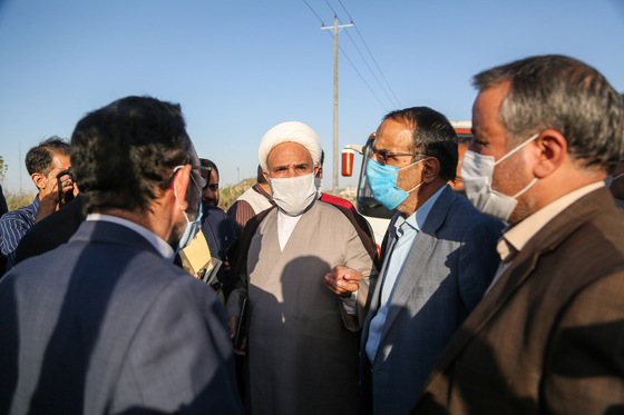 بازدید مدیران و مسولان استانی و شهری از پروژه کوه پارک مشهد