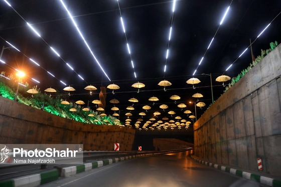 حال و هوای شهر مشهد در شب عید غدیر خم