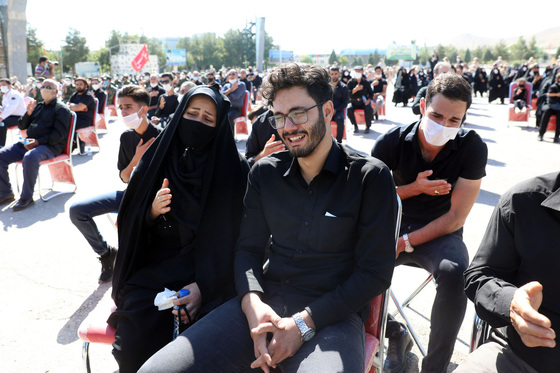 تشییع پیکر شهید مرزبانی سعید رحمانی در مشهد