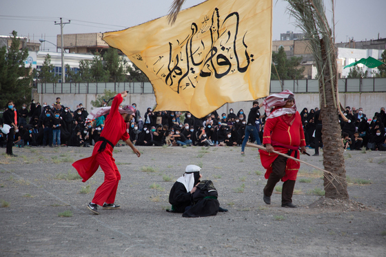 خیمه سوزان عصر عاشورا در قاسم آباد
