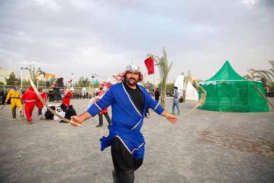 خیمه سوزان عصر عاشورا در قاسم آباد