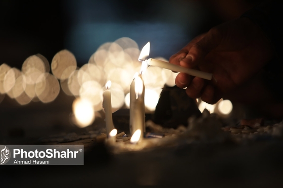 برگزاری آئین شام غریبان حسینی در مشهد