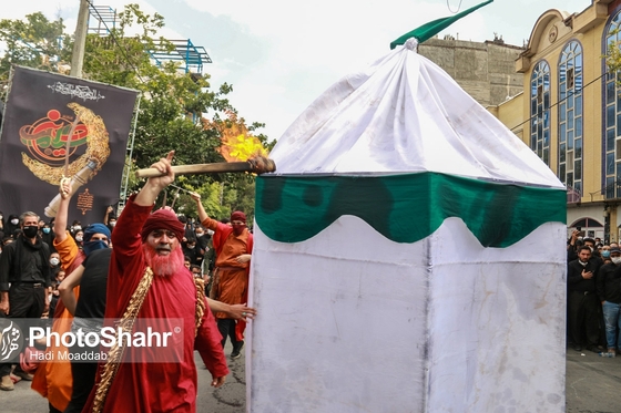 خیمه سوزان عصر عاشورا