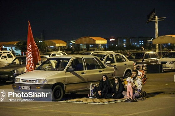 مراسم دهه اول محرم در بازار خودرو مجیدیه
