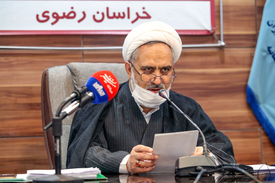 نشست خبری رییس محاکم عمومی و انقلاب مشهد‎ 