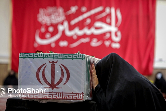 مراسم وداع با شهدای مدافع حرم منطقه خانطومان