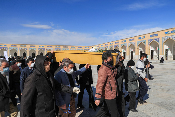 تشییع پیکر مرحوم راستگو در مشهد ‎