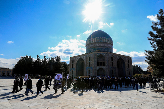 تشییع پیکر مرحوم راستگو در مشهد ‎